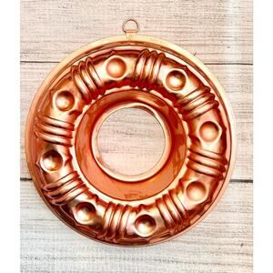 Copper Colored Aluminum Jello Mold